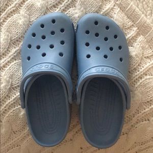 Blue crocs